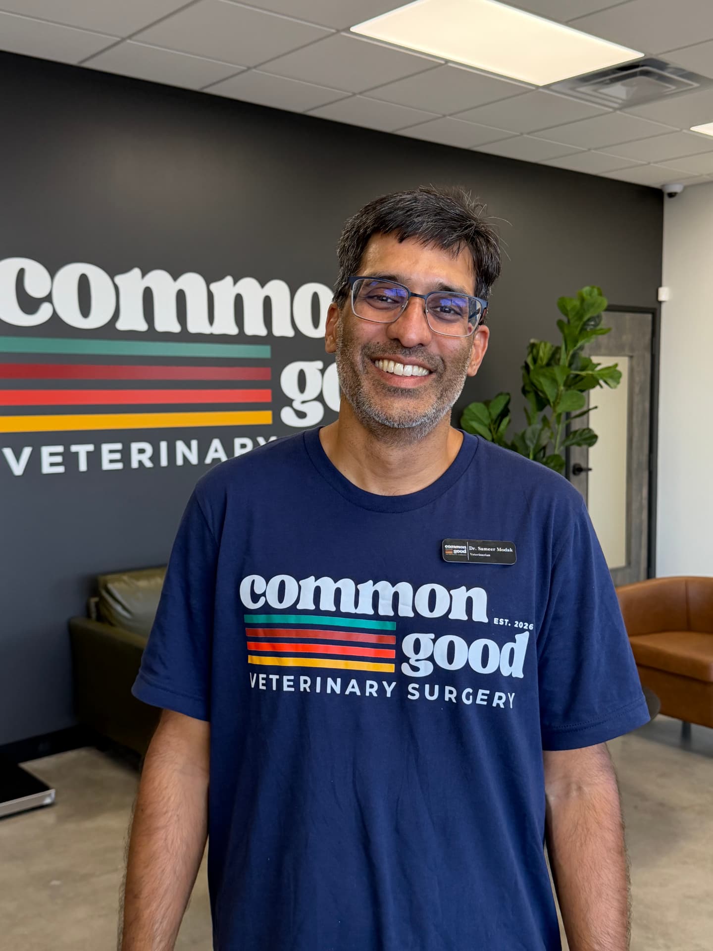 Dr. Sameer Modak at Common Good Veterinary Surgery
